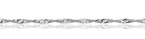 Łańcuszek Srebro rodowane LDX4425