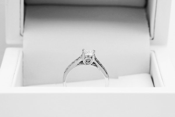 Pierścionek Złoto Diament PBD3707
