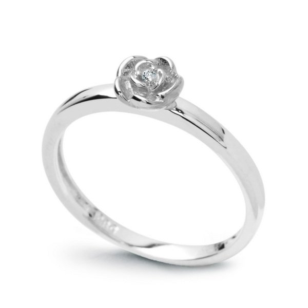 Pierścionek Złoto Diament PBD3748W
