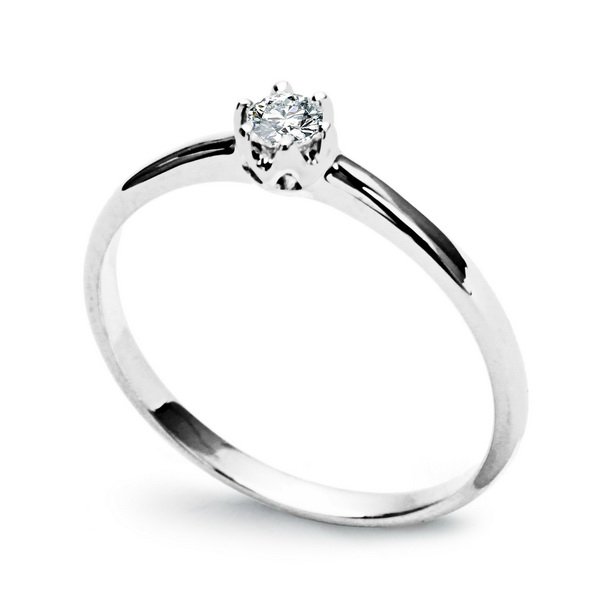 Pierścionek Złoto Diament PBD4103