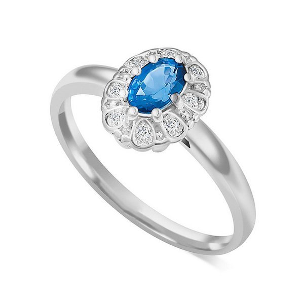 Pierścionek Złoto Diament PRS0100