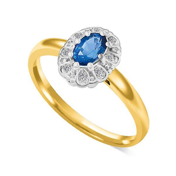 Pierścionek Złoto Diament PRS0100