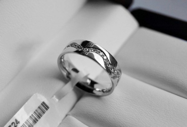 Obrączka Złoto Diament XBD1751