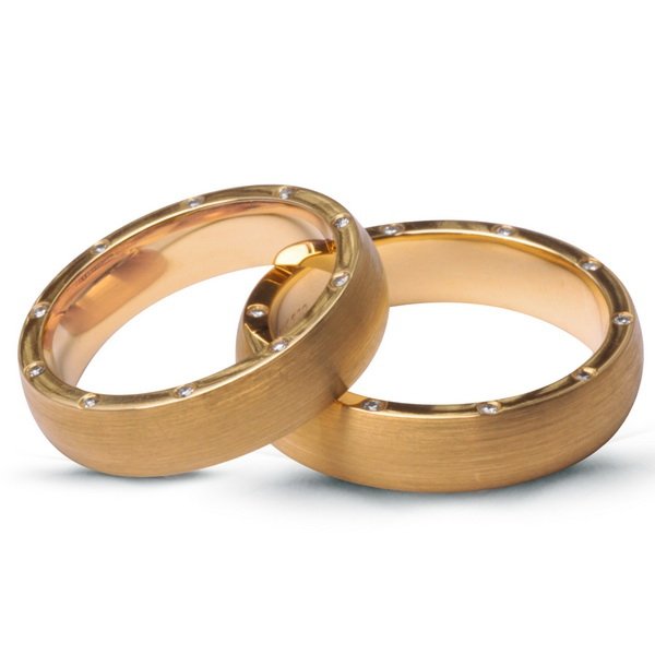 Obrączka Złoto Diament XZD1858