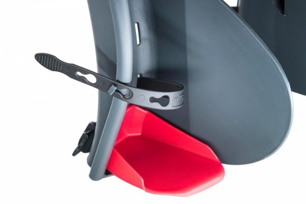 Fotelik rowerowy dla dziecka  SANBAS na bagażnik - ciemnoszary