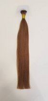 Zestaw włosów pod mikroringi, długość 55 cm kolor #08 - JASNY BRĄZ NATURALNY