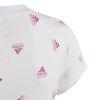 Koszulka adidas BLUV Tee girls IB8918 biały 164 cm