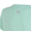 Koszulka adidas Dance Knotted Tee girls Jr HR5817 zielony 170 cm