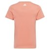 T-shirt adidas LIN Tee Jr IC3153 czerwony 170 cm