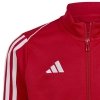 Bluza adidas TIRO 23 JKT Junior HS3527 czerwony 128 cm
