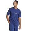 T-Shirt adidas Single Jersey Linear Tee JE8999 granatowy M