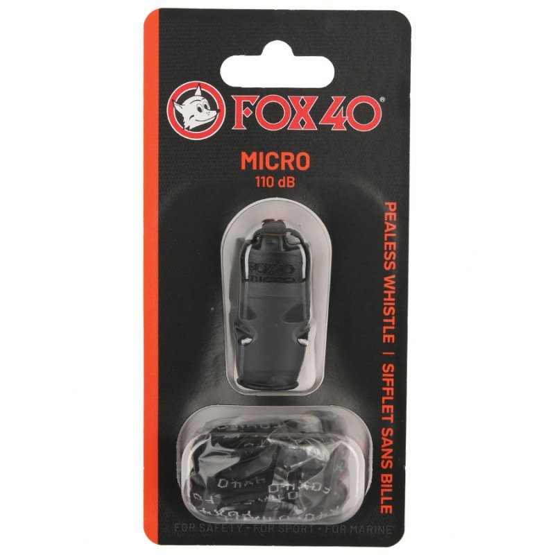 Gwizdek Fox 40 Micro Safety 110 dB czarny
