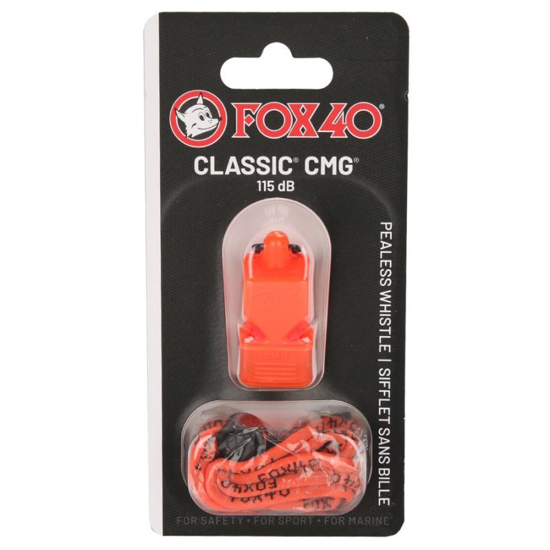 Gwizdek Fox 40 CMG Safety Classic 115 dB pomarańczowy