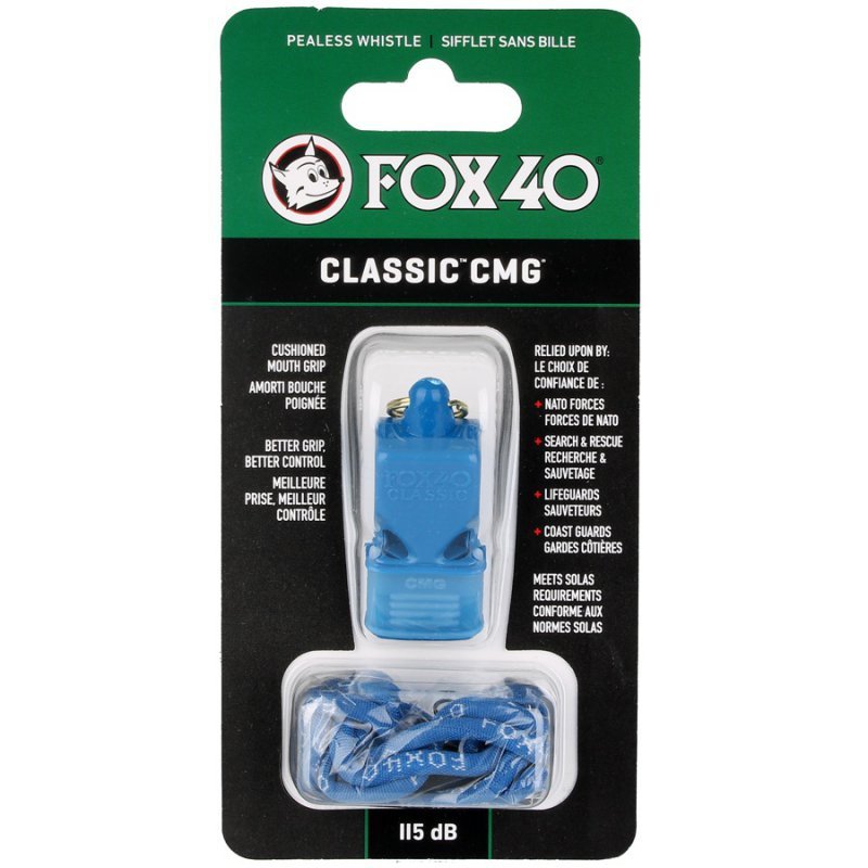 Gwizdek Fox 40 CMG Safety Classic 115 dB niebieski