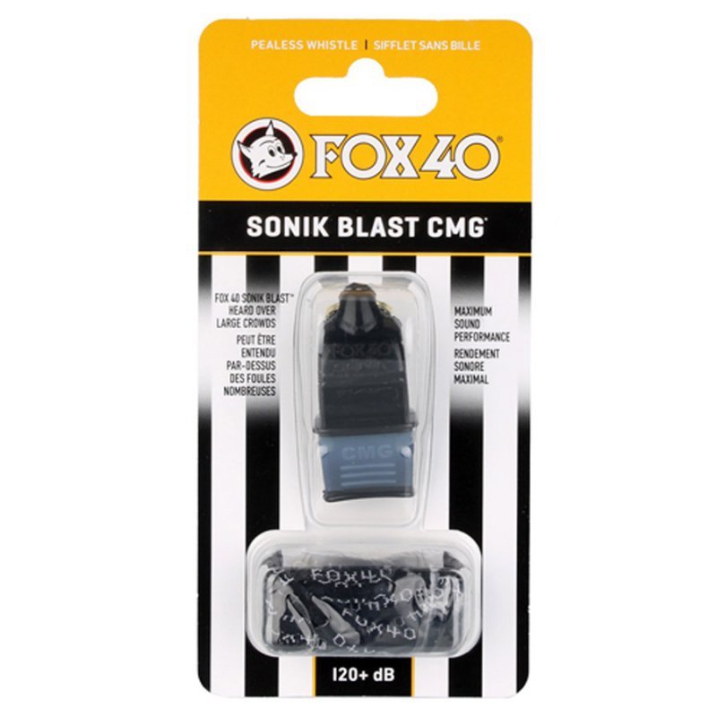 Gwizdek Fox 40 CMG Sonik Blast 125 dB czarny