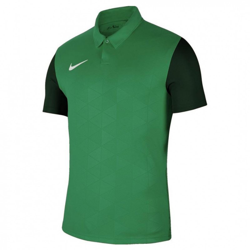 Koszulka Nike Polo Trophy IV Y JSY BV6749 302 zielony M (137-147cm)