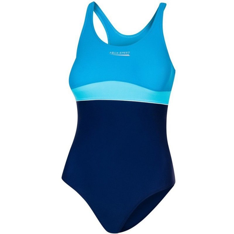 Kostium kąpielowy Aqua-speed Emily 128 cm granatowy