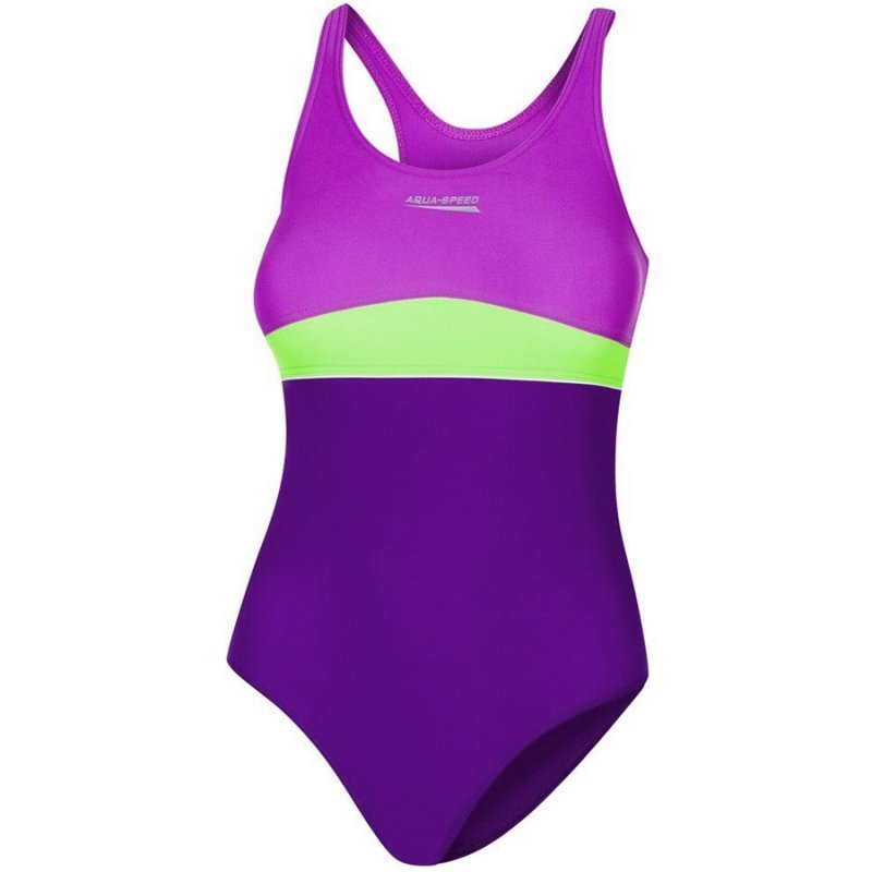 Kostium kąpielowy Aqua-speed Emily 134 cm fioletowy
