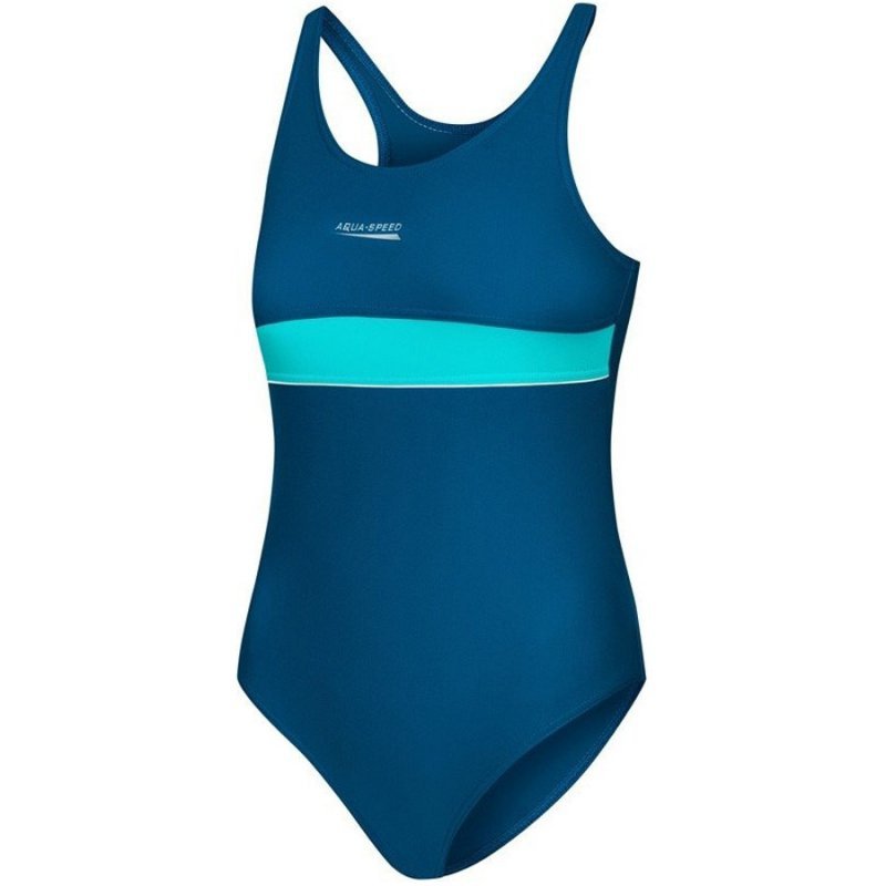 Kostium kąpielowy Aqua-speed Emily 146 cm granatowy