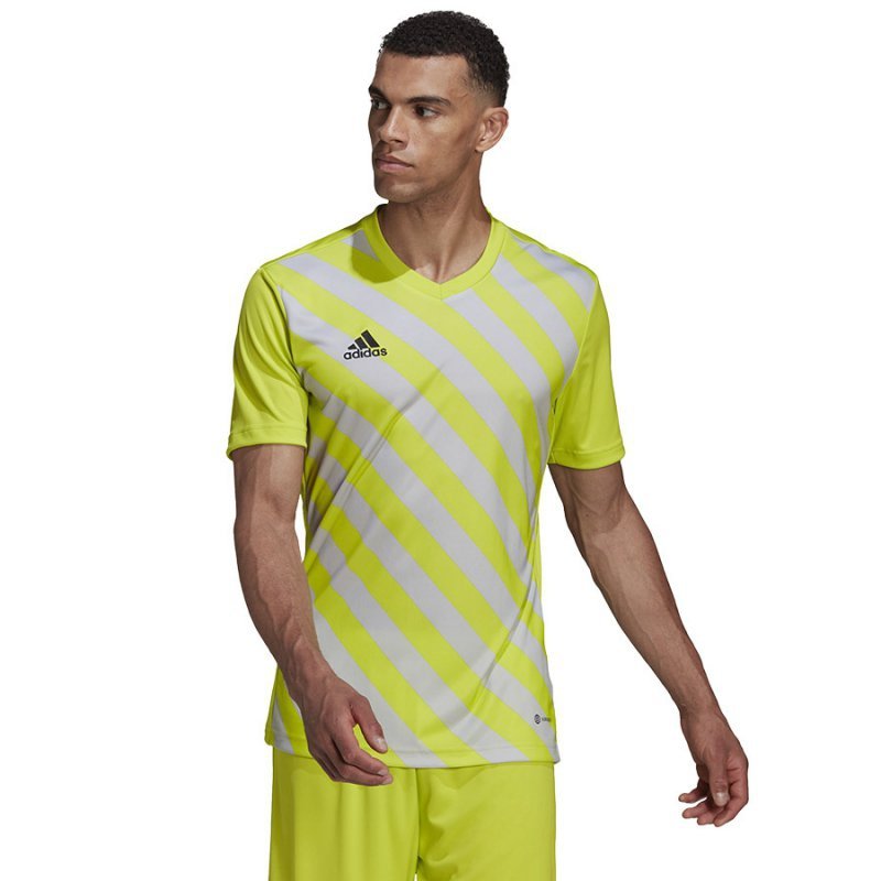 Koszulka adidas ENTRADA 22 GFX JSY HF0118 zielony M