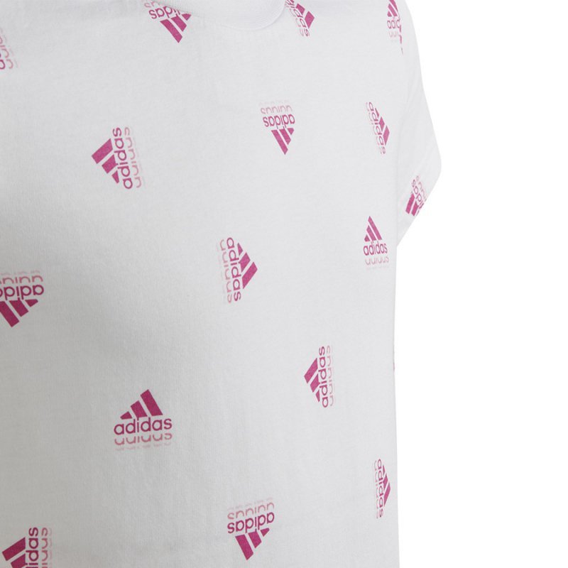 Koszulka adidas BLUV Tee girls IB8918 biały 152 cm