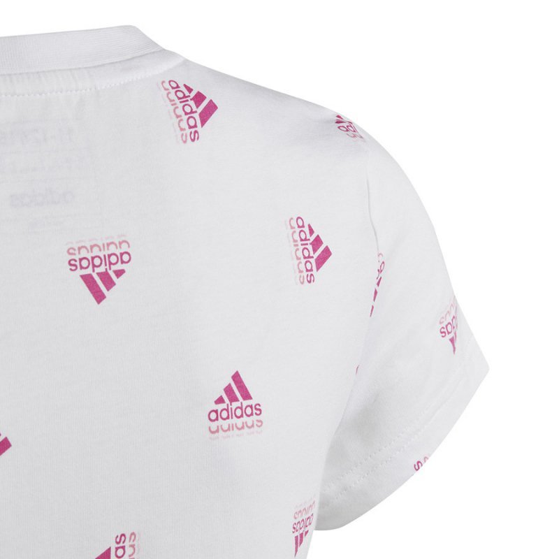 Koszulka adidas BLUV Tee girls IB8918 biały 152 cm