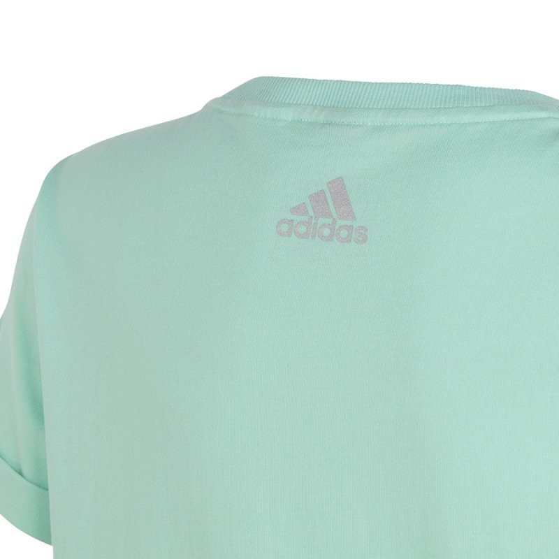 Koszulka adidas Dance Knotted Tee girls Jr HR5817 zielony 170 cm