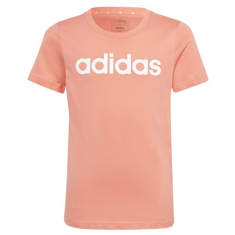 T-shirt adidas LIN Tee Jr IC3153 czerwony 140 cm