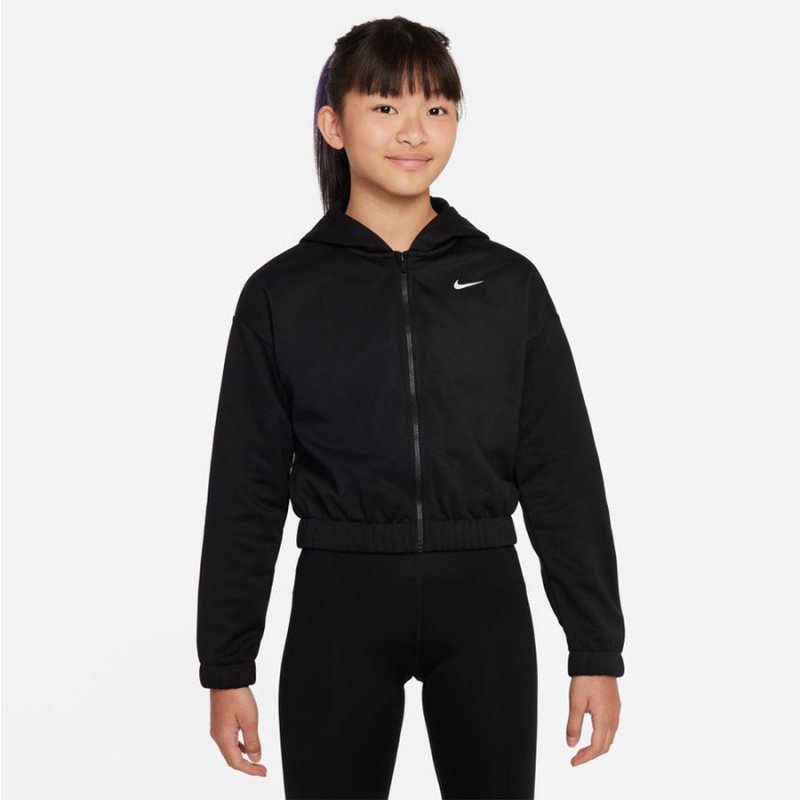 Bluza Nike Therma-Fit Jr girls DX4991 010 czarny XL (158-170)