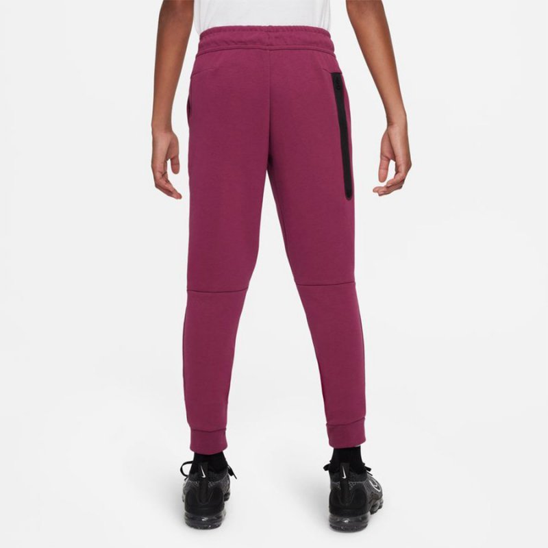 Spodnie Nike Sportswear Tech Flecce Jr CU9213 653 czerwony M(137-147cm)