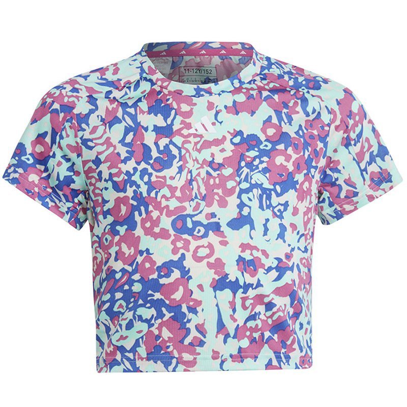 Koszulka adidas TR-ES Allover Print girls Jr HR5804 multikolor 170 cm