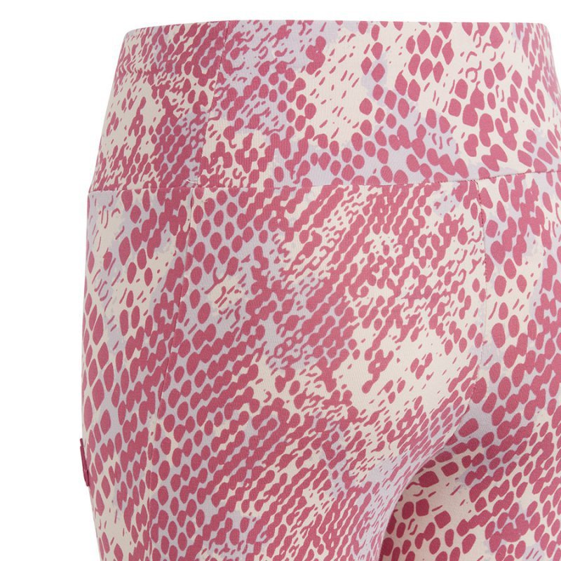 Legginsy adidas Essentials Future Icons Allover Print Tights girls IC0095 czerwony 152 cm