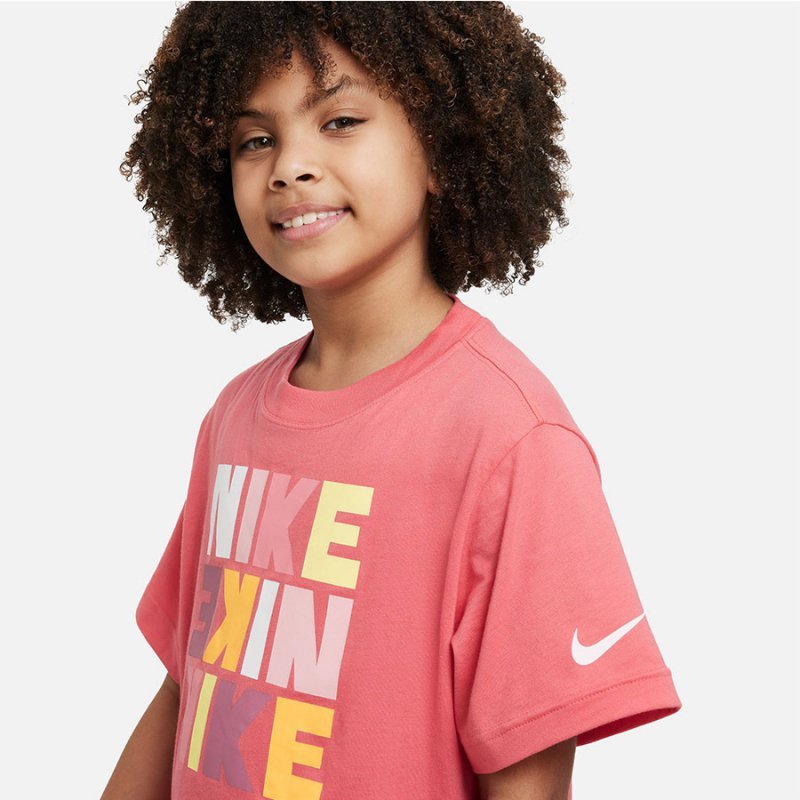 Koszulka Nike Sportswear DZ3579 894 pomarańczowy XL (158-170)