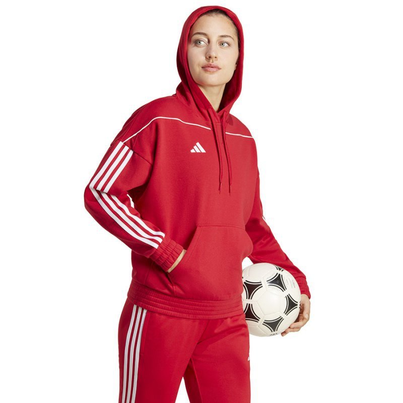 Bluza adidas TIRO 23 SW Hoody HS7234 czerwony XS