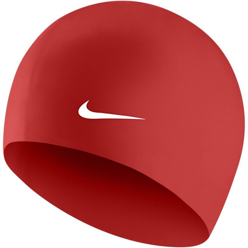 Czepek silikonowy Nike 93060 614 senior czerwony