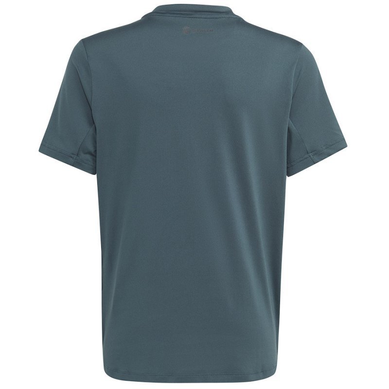 Koszulka adidas TI Tee Jr IJ6416 zielony 140 cm