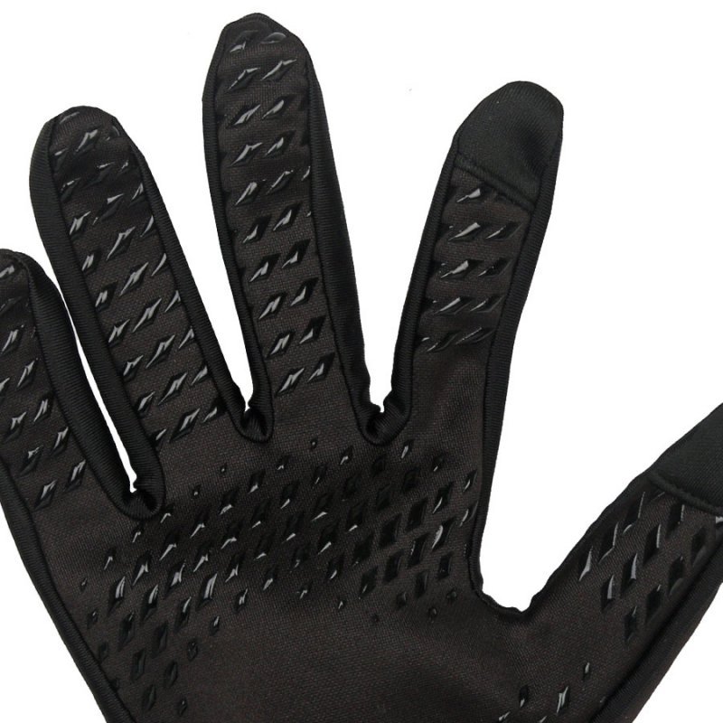 Rękawiczki piłkarskie FS czarne czarny S/M