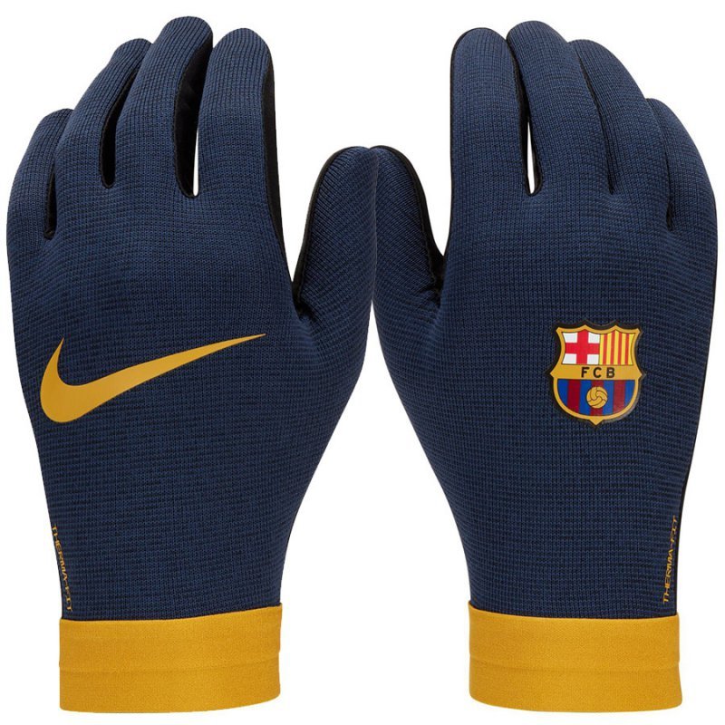 Rękawiczki Nike FC Barcelona Academy Thermafit FJ4861-010 czarny XL