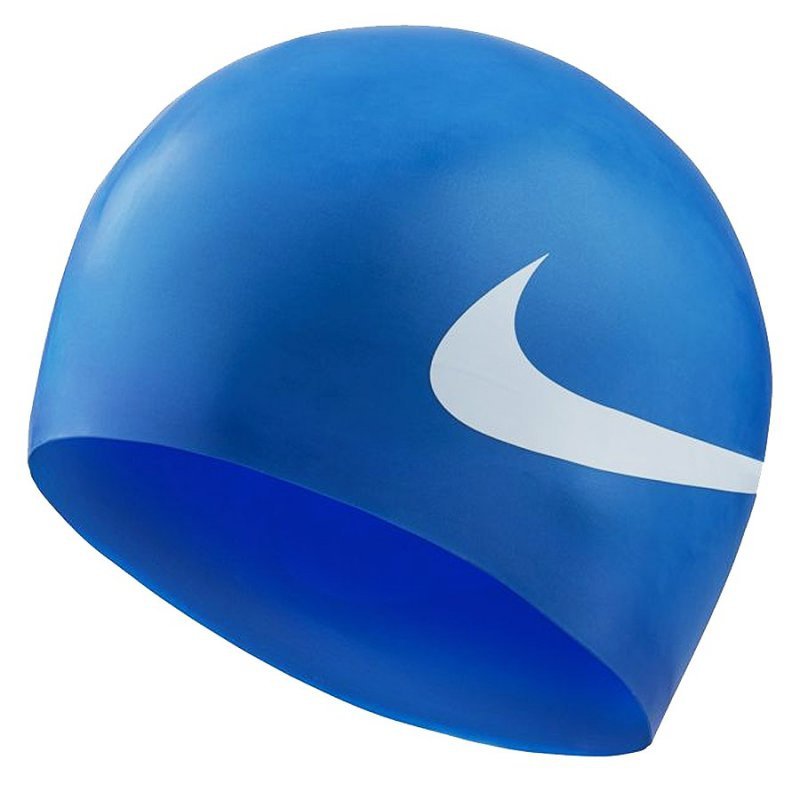 Czepek silikonowy Nike BIG SWOOSH NESS8163 494 senior niebieski