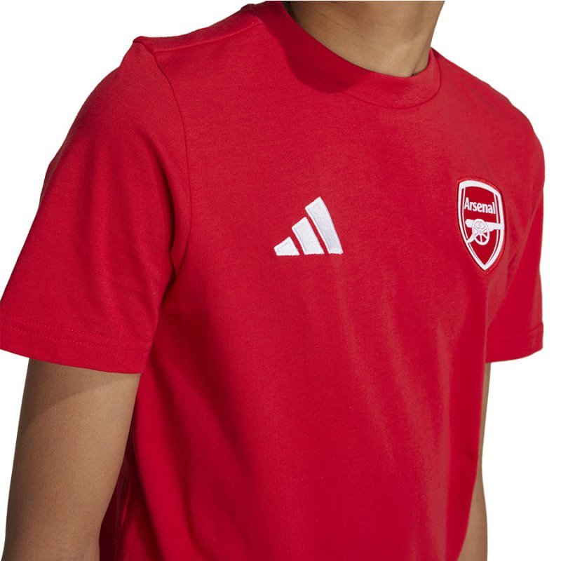 Koszulka adidas Arsenal Londyn Kids Tee IT4095 176 cm czerwony
