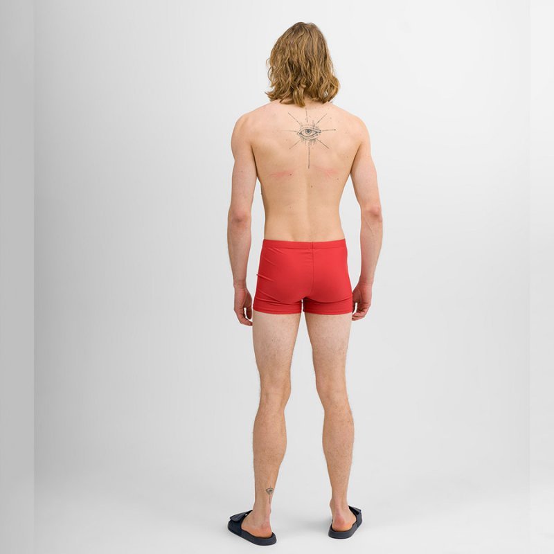 Kąpielówki 4F 4FWSS24USWTM027 62S XXXL czerwony