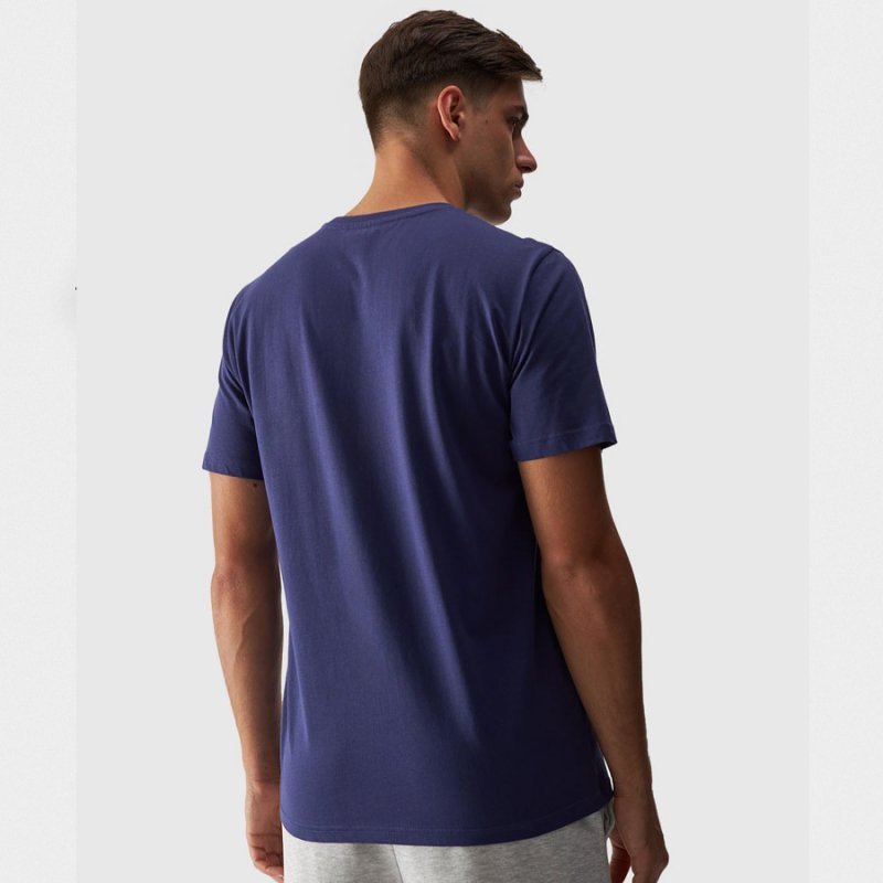 T-shirt 4F 4FWMM00TTSHM1843 31S granatowy M