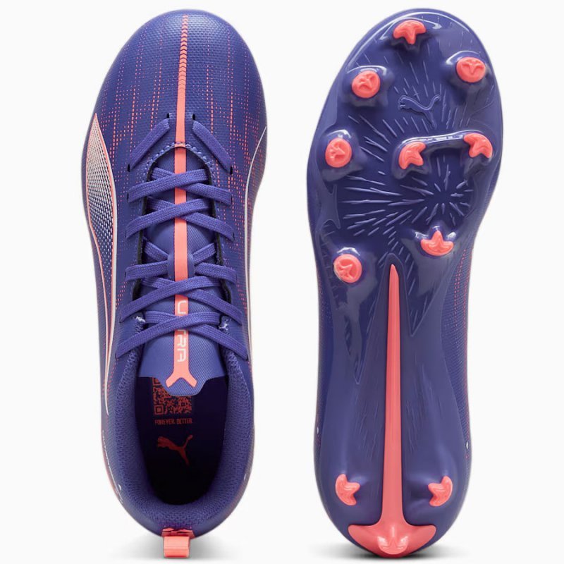 Buty Puma Ultra 5 Play Jr FG/AG 107695-01 fioletowy 38 1/2