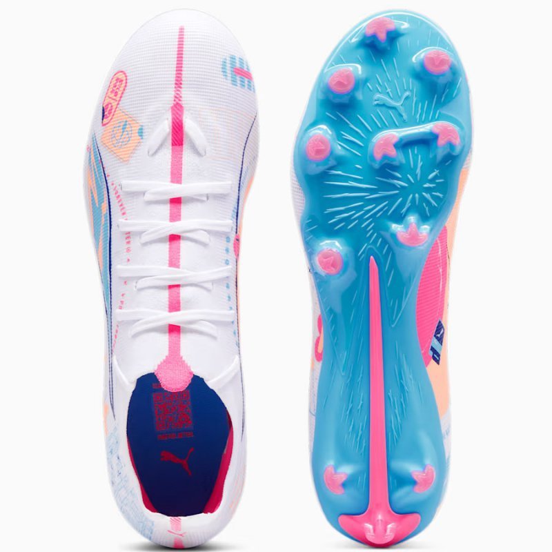 Buty Puma Ultra 5 Match Vol.Up FG/MG 108064-01 biały 44