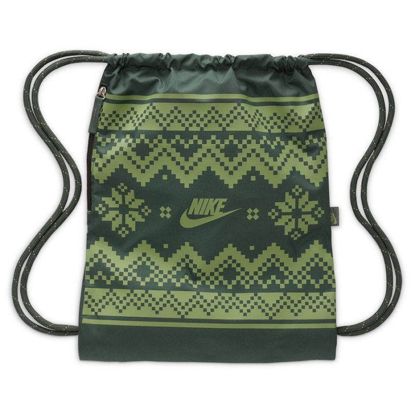 Worek Plecak Nike Drawstrng-Fair Isle FZ7287-338 zielony 