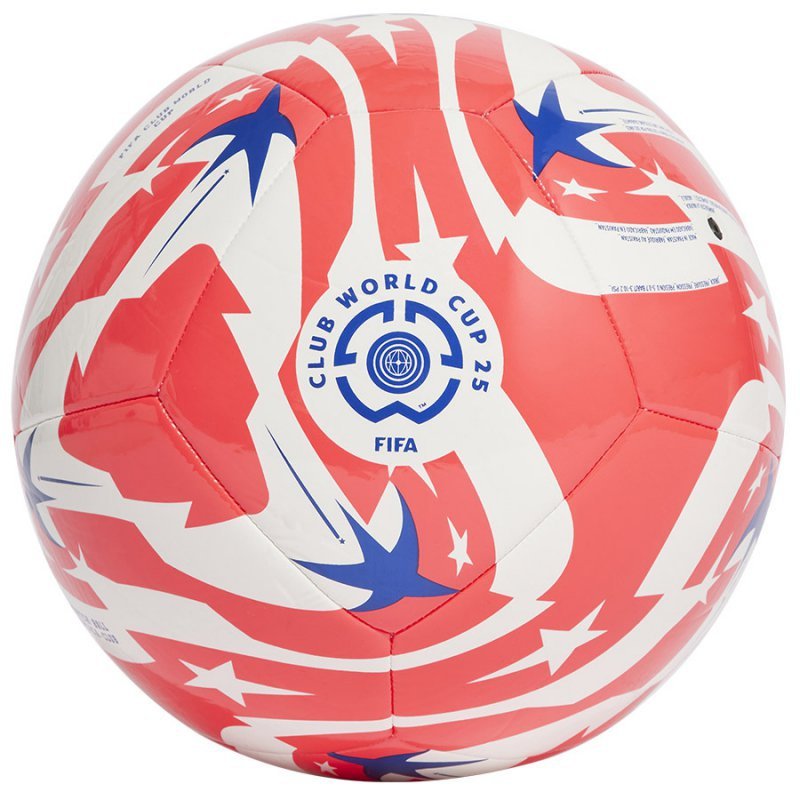 Piłka adidas FCWC Club JD3821 biały 5