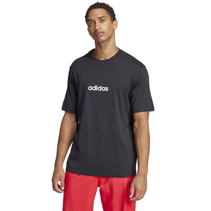 T-Shirt adidas Single Jersey Linear Tee JE8993 czarny XXL