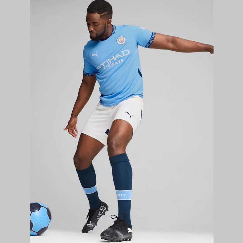 Koszulka Puma Manchester City Home JSY Replika 775075-01 niebieski XL