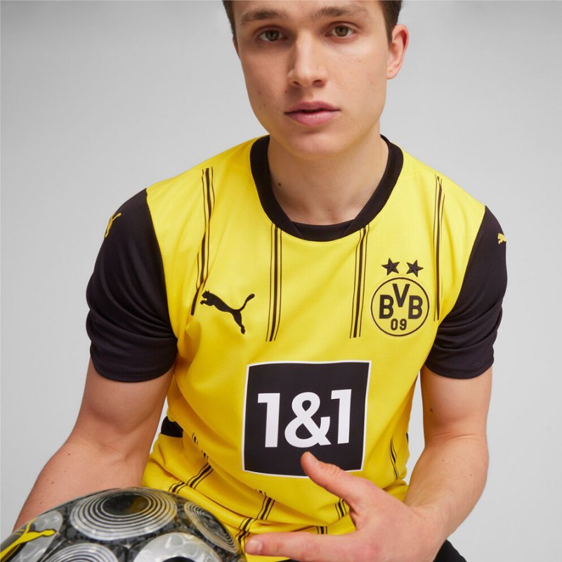 Koszulka Puma Borussia Dortmund Home JSY Replica 774946-01 M żółty