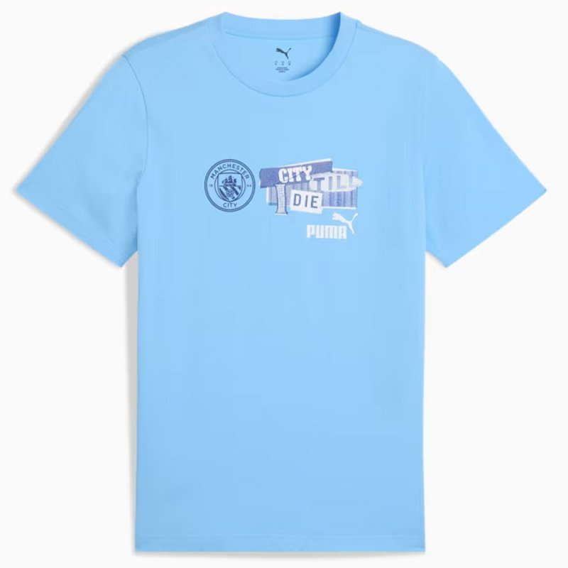 Koszulka Puma Manchester City ftbNGRY Tee 779119-39 niebieski L